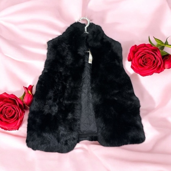 Lauren Ralph  Lauren Shearling Vest
Lauren Black size M NWT - Picture 6 of 13